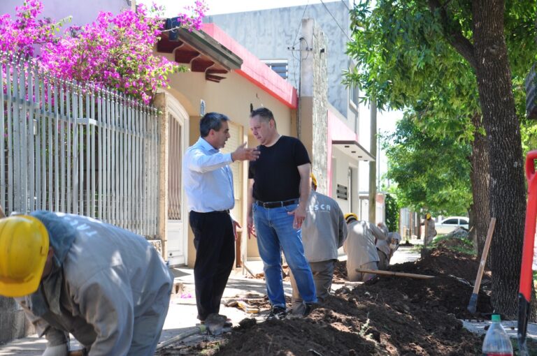 Comenzaron los trabajos de la tercera etapa de la obra de gas natural en barrio Parque