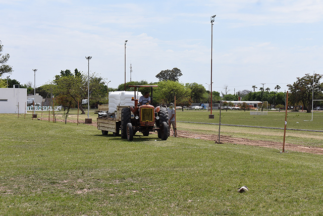  Devoto: forestaron el Polideportivo Municipal