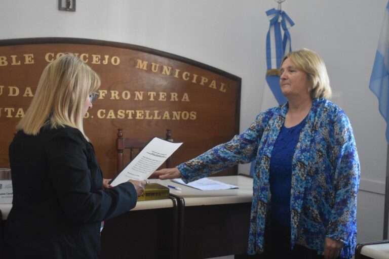 Nuevas autoridades en el Honorable Concejo Municipal de Frontera