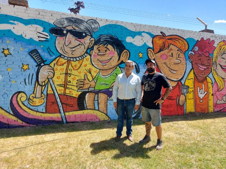 Inauguraron un nuevo mural que conmemora el Día Internacional de las Personas con Discapacidad