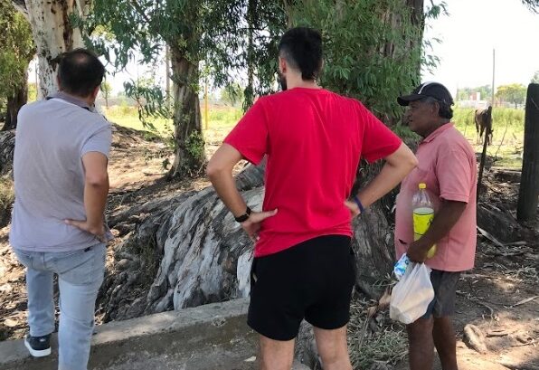 Stoppani y Cornaglia recorrieron los canales del sur de la ciudad