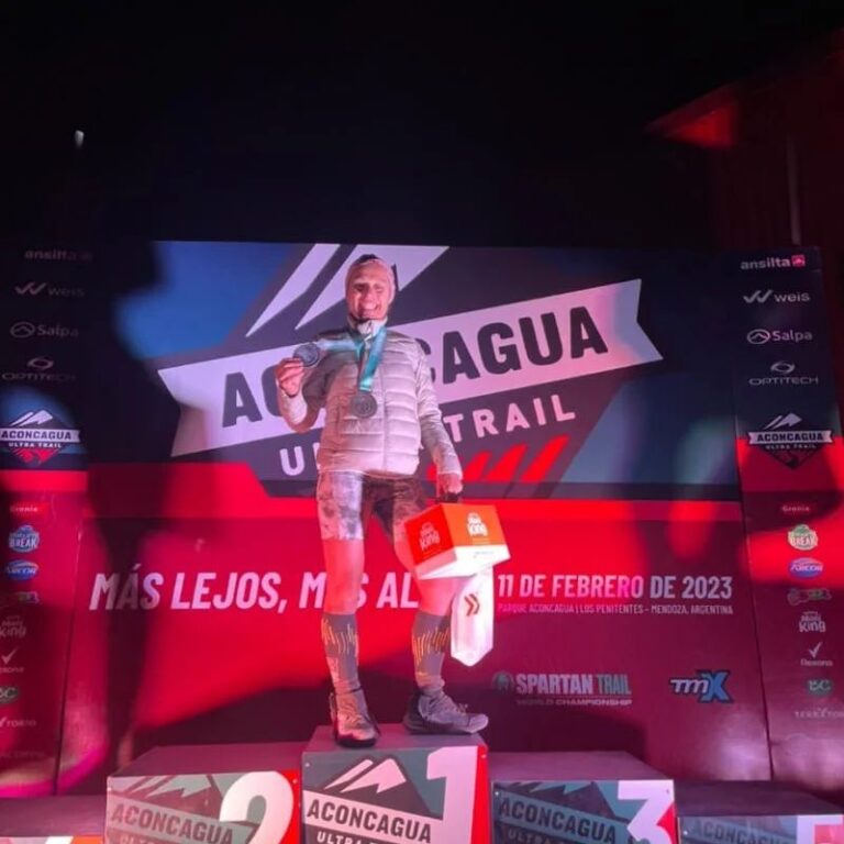 Carolina Zbrun quedó primera en su categoría en el Aconcagua Ultra Trail