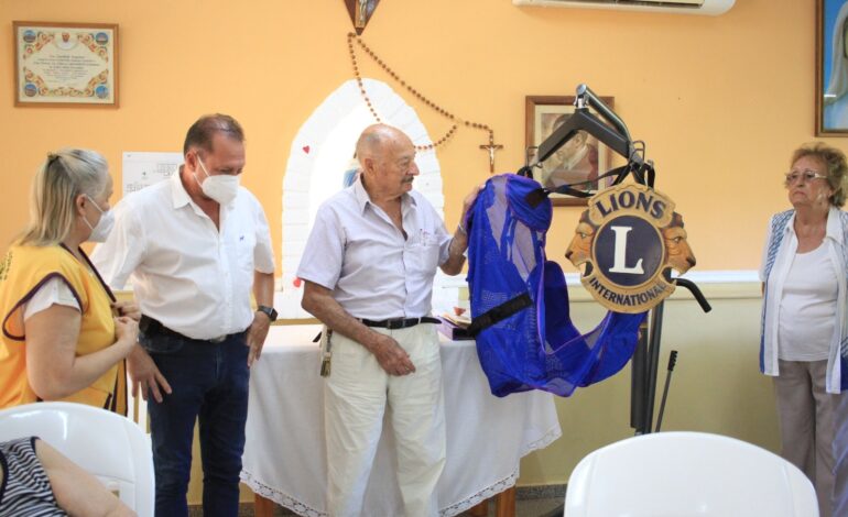El Club de Leones entregó nuevo equipamiento para el Hogar Dielh de Sienra