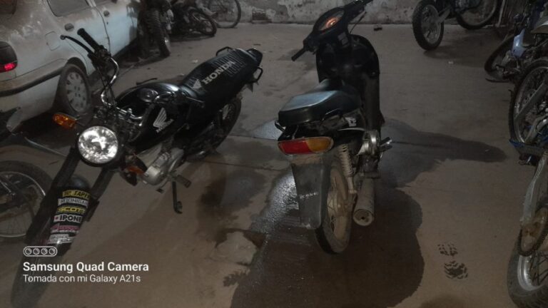 Recuperaron en Frontera tres motocicletas robadas