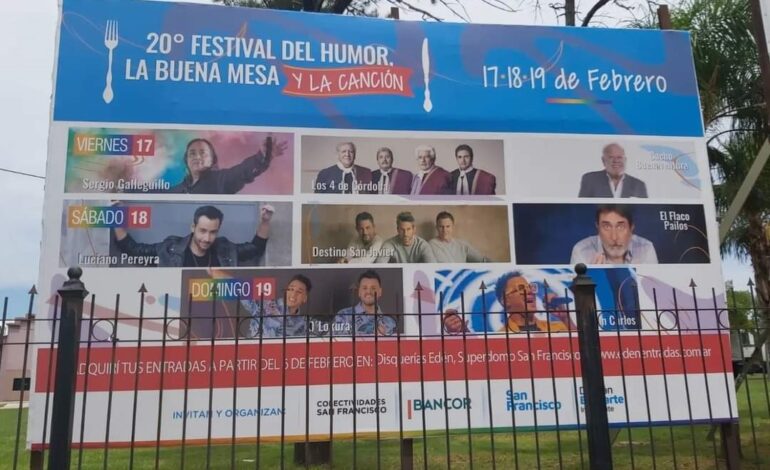  Comienza el Festival del Humor, la Buena Mesa y la Canción