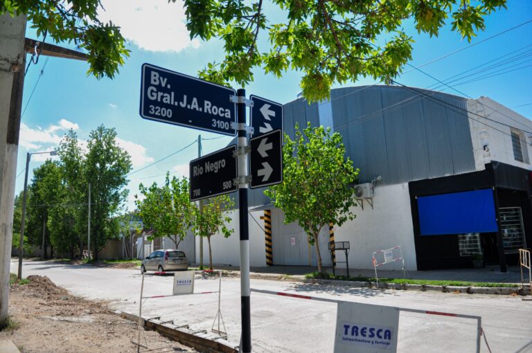 Cambio de circulación de calle Rio Negro