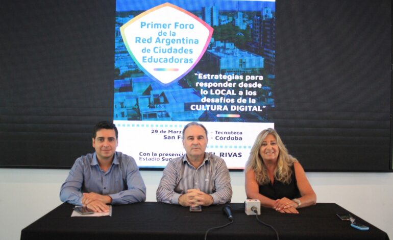  Se anunció el Primer Foro de la Red Argentina de Ciudades Educadoras