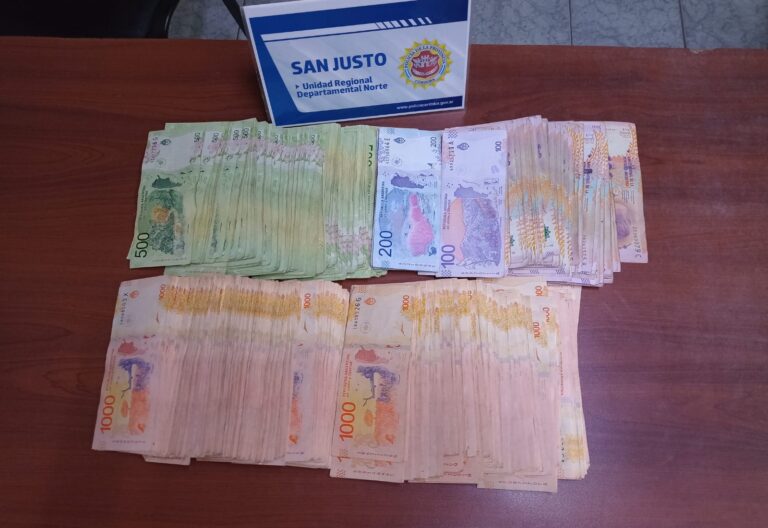 Recuperaron dinero y electrodomésticos robados