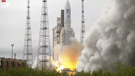 La nave espacial europea Juice despega rumbo a Júpiter