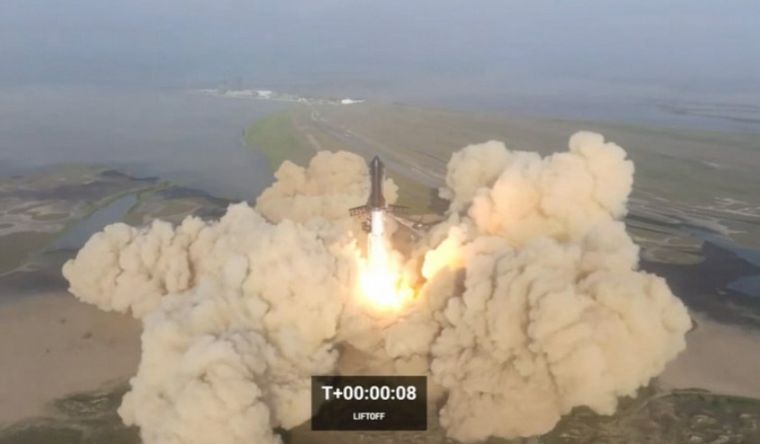 Despegue y explosión del Starship, el cohete más grande de la historia de SpaceX