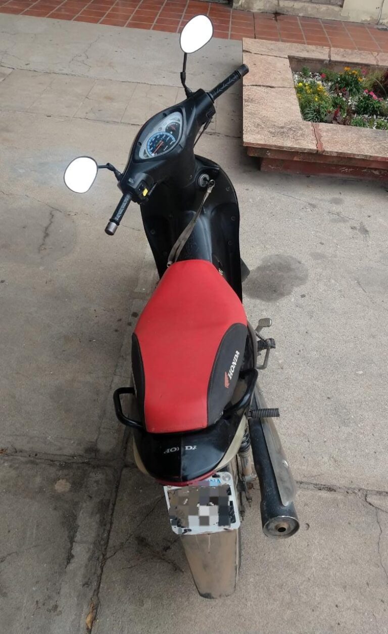 Recuperan moto con pedido de secuestro