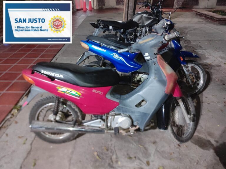 Encontraron en Luxardo una moto robada en San Francisco
