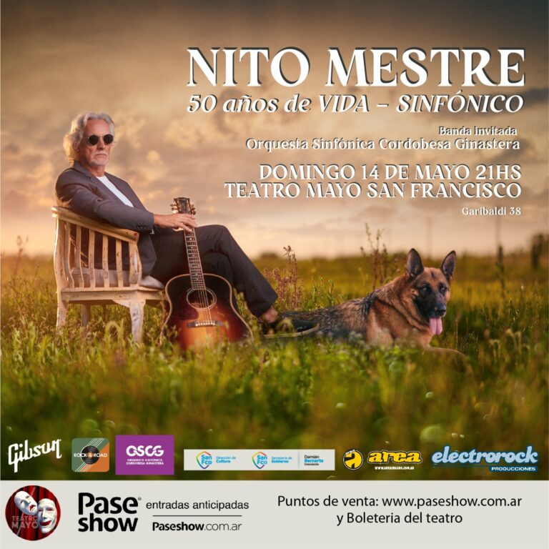 Nito Mestre viene a San Francisco con su gira «Mi vida en canciones»