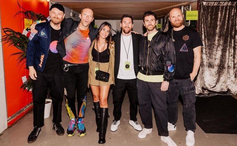 Messi, ovacionado durante el concierto de Coldplay en Barcelona