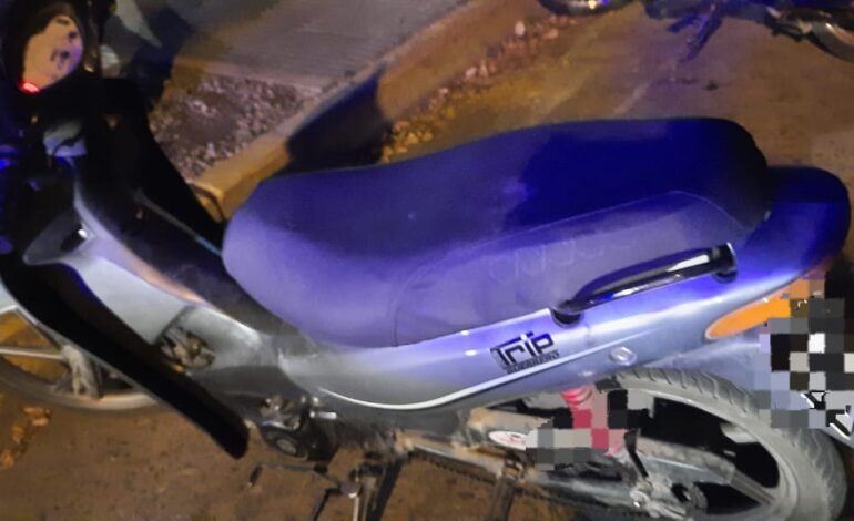  Recuperaron una moto que robada