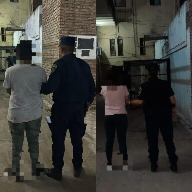 Dos detenidos por amenazas a personal policial