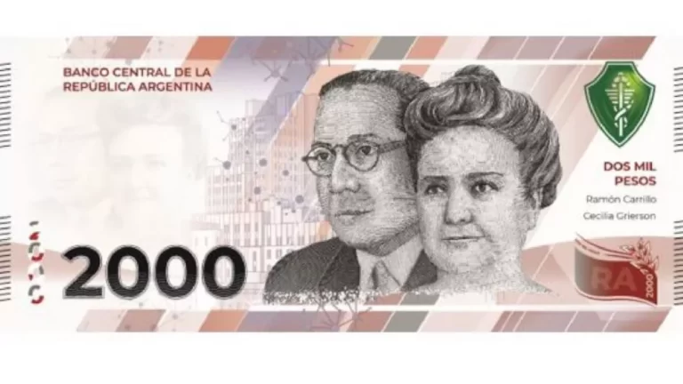 Ya comenzó a circular el billete de $2.000 en todo el país