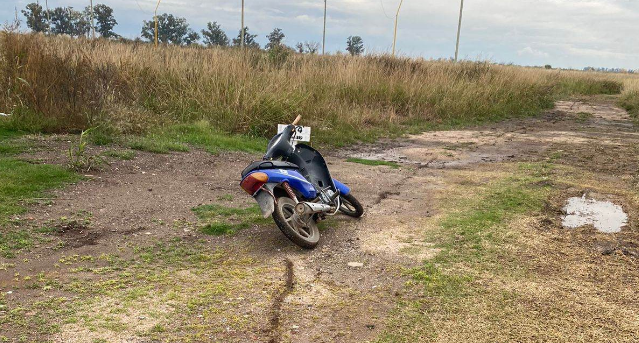 La Policía recuperó una motocicleta en una persecución