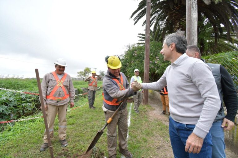 Comenzó la obra de provisión de gas natural para la guardería Manuel Belgrano