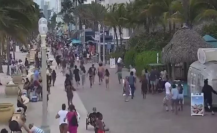  Tiroteo en Miami: nueve heridos tras una balacera en Hollywood Beach
