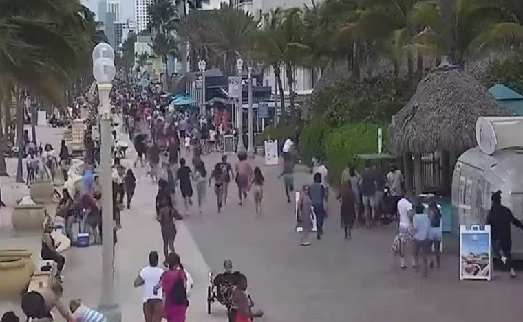 Tiroteo en Miami: nueve heridos tras una balacera en Hollywood Beach