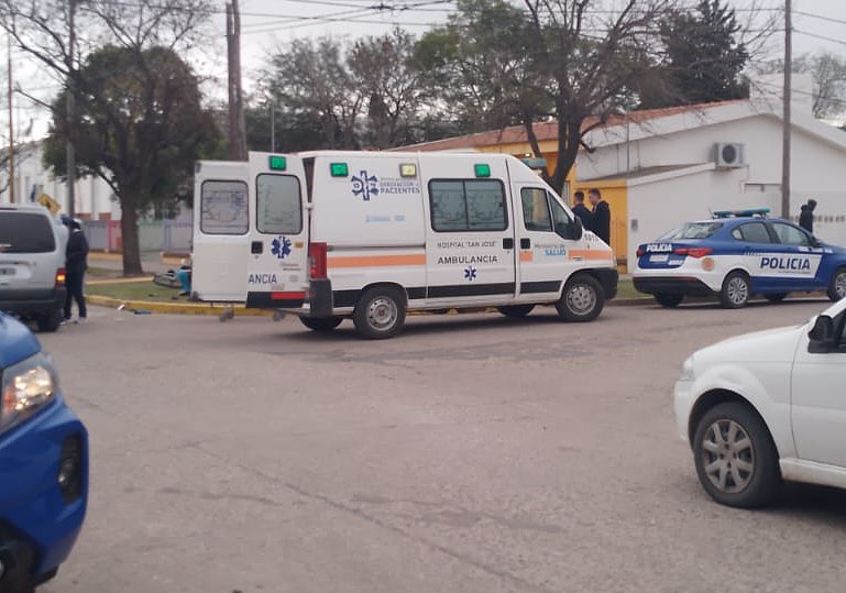 Balnearia: Motociclista involucrada en un accidente