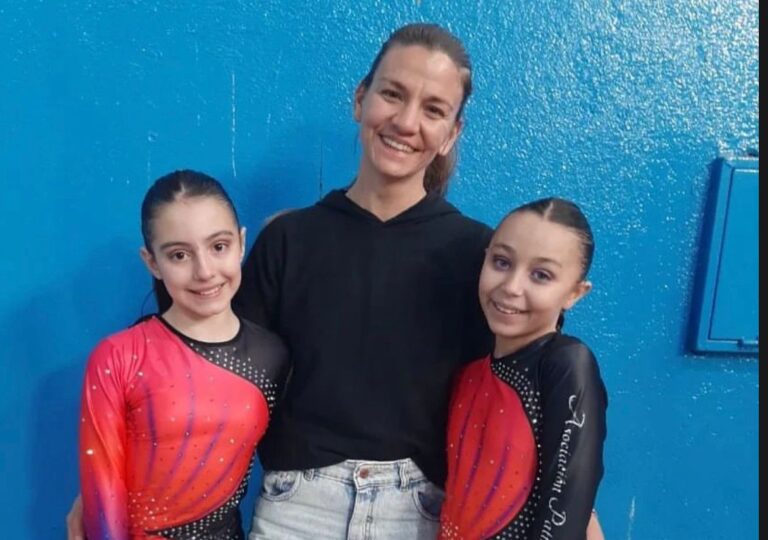 Las chicas de El Ceibo patinaron en Río Ceballos