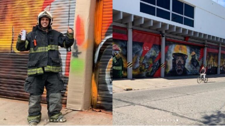 Julián Pastore: «Estoy muy feliz por cómo quedó en esta ocasión este mural»