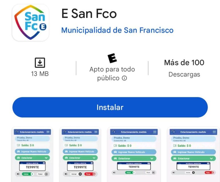 Estacionamiento medido: etapa de prueba
