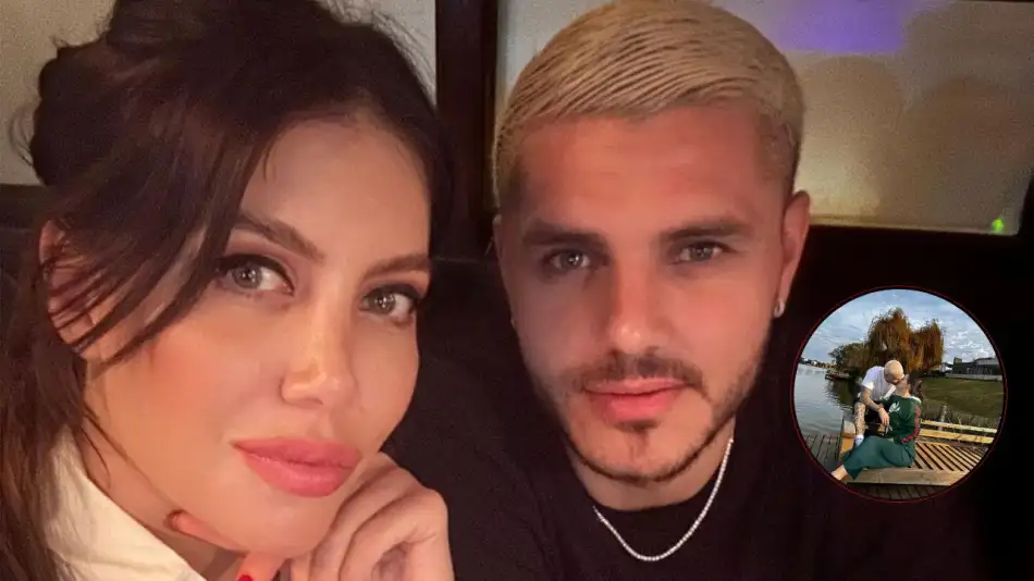 Wanda nara y mauro icardi se dan un romantico beso