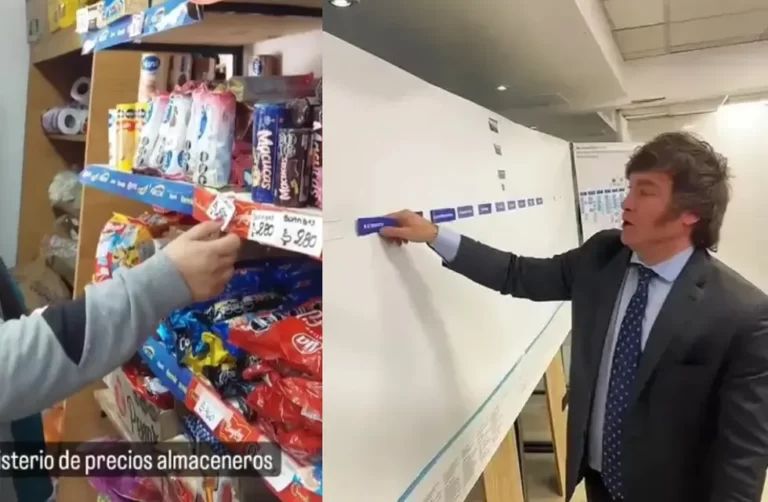 Una kiosquera de Córdoba imitó a Milei eliminando ministerios y el video desató un debate entre los usuarios