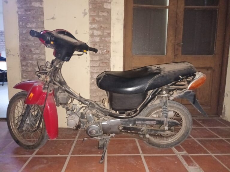 Recuperó la moto que le habían robado