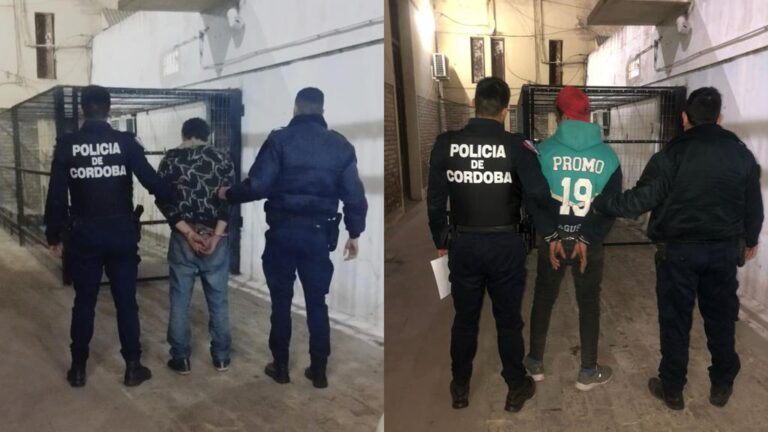 Dos detenidos en Barrio Sarmiento por robo