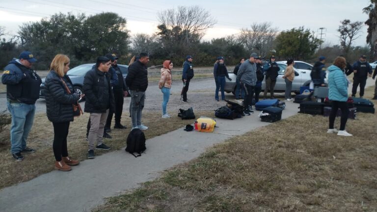 Policía Federal de San Francisco participó de la detención de una banda narco que transportaba drogas