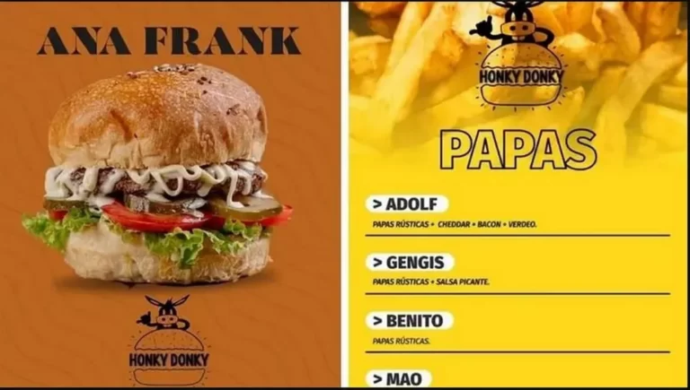 Repudio a local por vender hamburguesas con nombres referidos al Holocausto