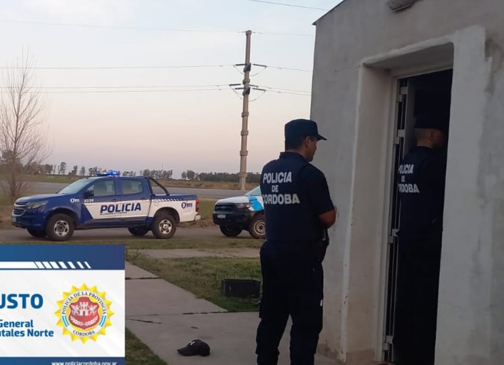 Freyre: Allanamiento exitoso
