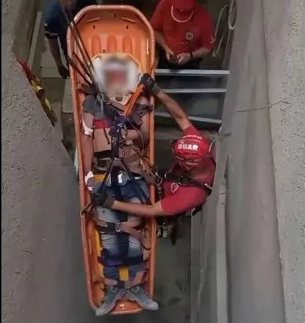 Dos obreros sufrieron diversas lesiones, tras caer de tres metros en Alta Córdoba