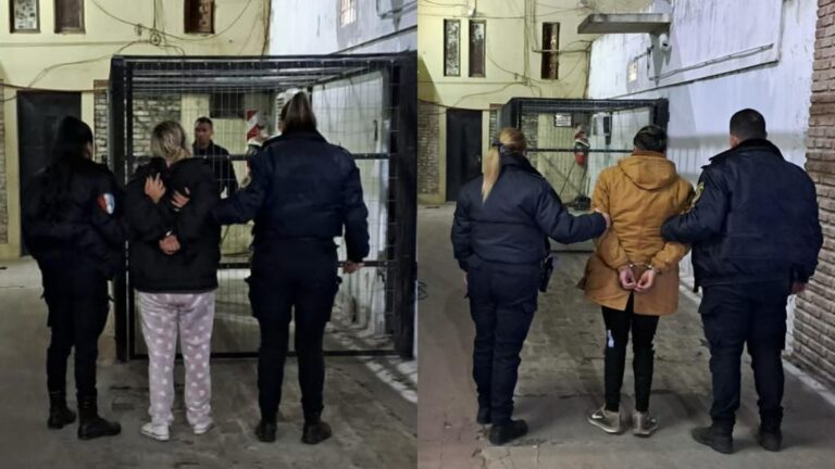 Dos mujeres fueron detenidas por obstaculizar un allanamiento policial
