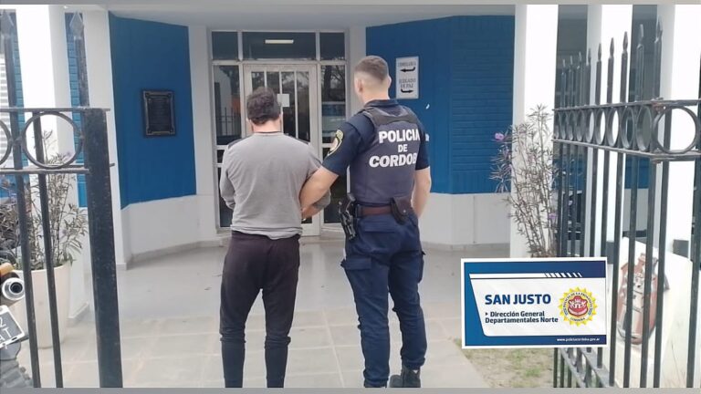 Brinkmann: Un hombre fue detenido por violencia familiar
