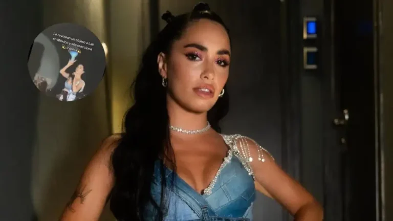 El inesperado accidente que sufrió Lali Espósito durante una presentación en México