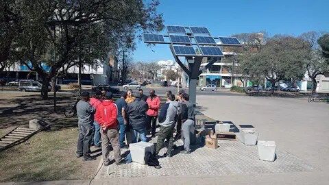 Innovación, llegó el primer arbol solar a la ciudad