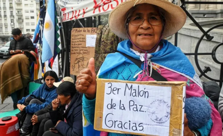  El Tercer Malón de la Paz retorna a Jujuy y se pronunció en favor de Massa