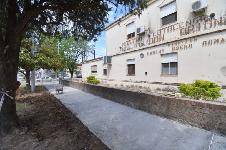 El intendente recorrió la obra en el Cottolengo Don Orione