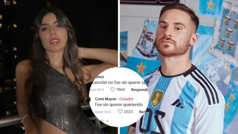 Camila Mayan se animó y arremetió contra Alexis Mac Allister en las redes
