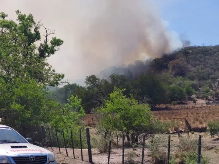 Incendios en Córdoba: fue contenido un foco en Santa María de Punilla