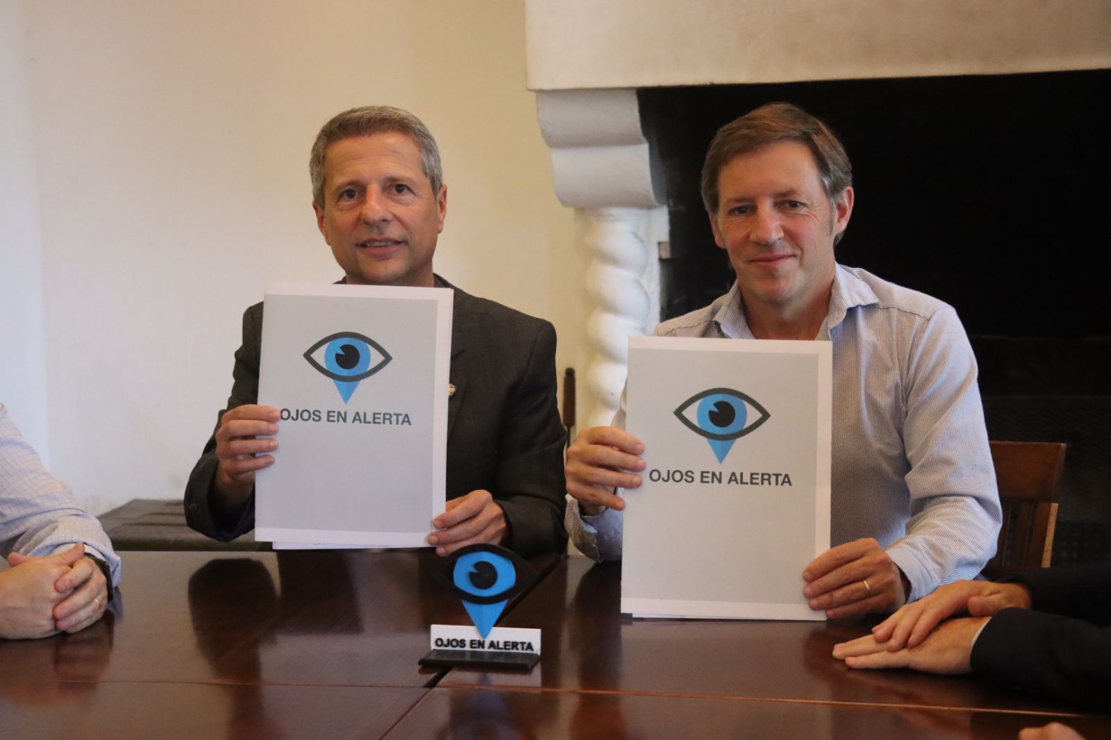 Bernarte firmó un convenio para incorporar “Ojos en Alerta” en nuestra ciudad
