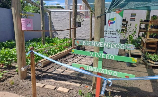 Se inauguró el Vivero Inclusivo «El Colibrí» en Frontera