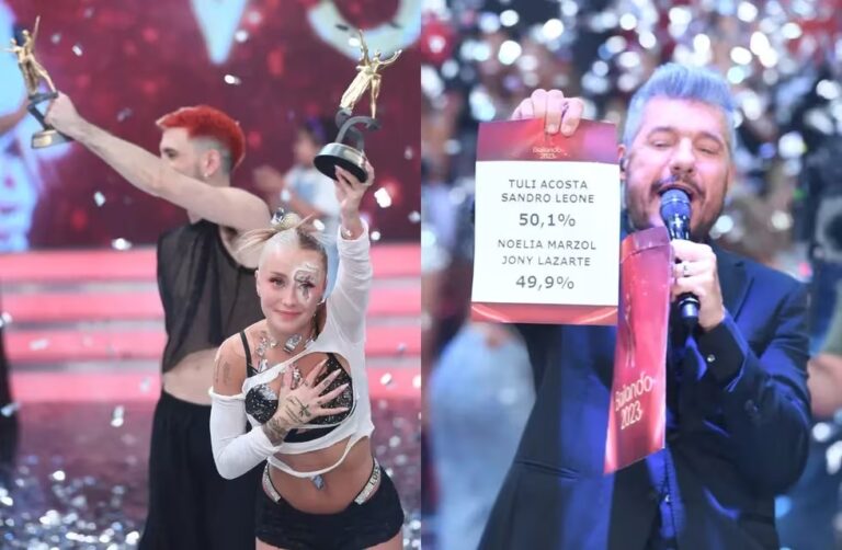 Tuli Acosta y Noelia Marzol definieron la final del Bailando 2023