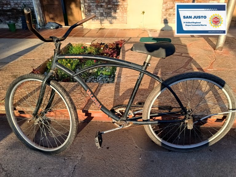 Robó una bicicleta y lo capturaron a pocos metros
