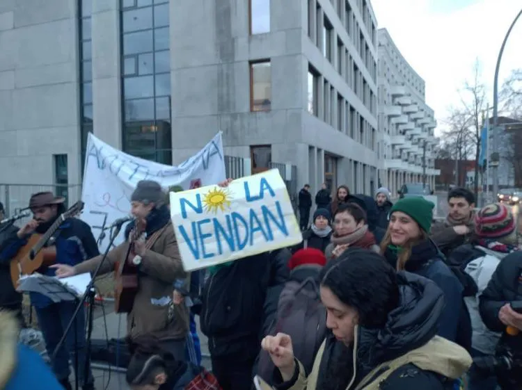 En Roma, Francia, Brasil, México y más ciudades del mundo se movilizaron en solidaridad con el paro